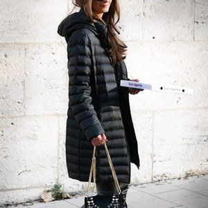 The North Face long goose down puffer coat